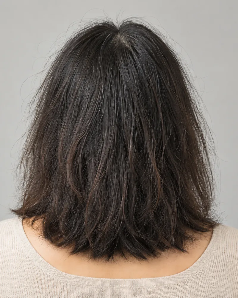 Protein Nourishment Therapy for Hair, illustrative before example